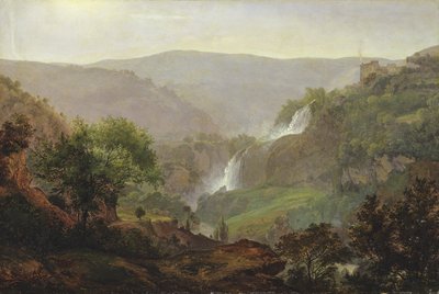 Waterfall near Tivoli by Johann Martin von Rohden